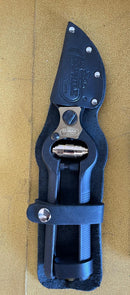 1053 - Forbici pota forgiata GOLD con custodia in pelle