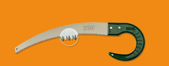 <transcy>6092 - Extra curved saw with plastic handle mm 380</transcy>