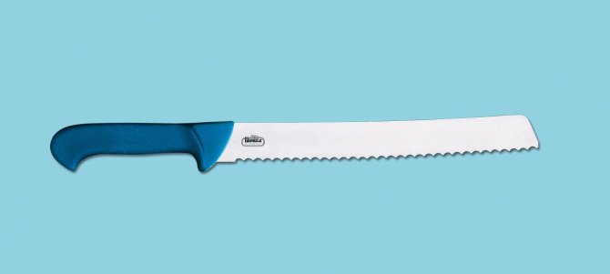 <transcy>8200 - Bread knife with plastic handle 24 cm</transcy>