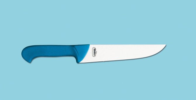 <transcy>8266 - Butcher knife plastic handle 16 cm</transcy>