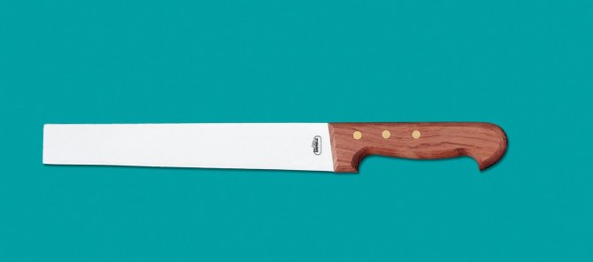 <transcy>8340 - Narrow front cut cabbage knife. 30 cm</transcy>